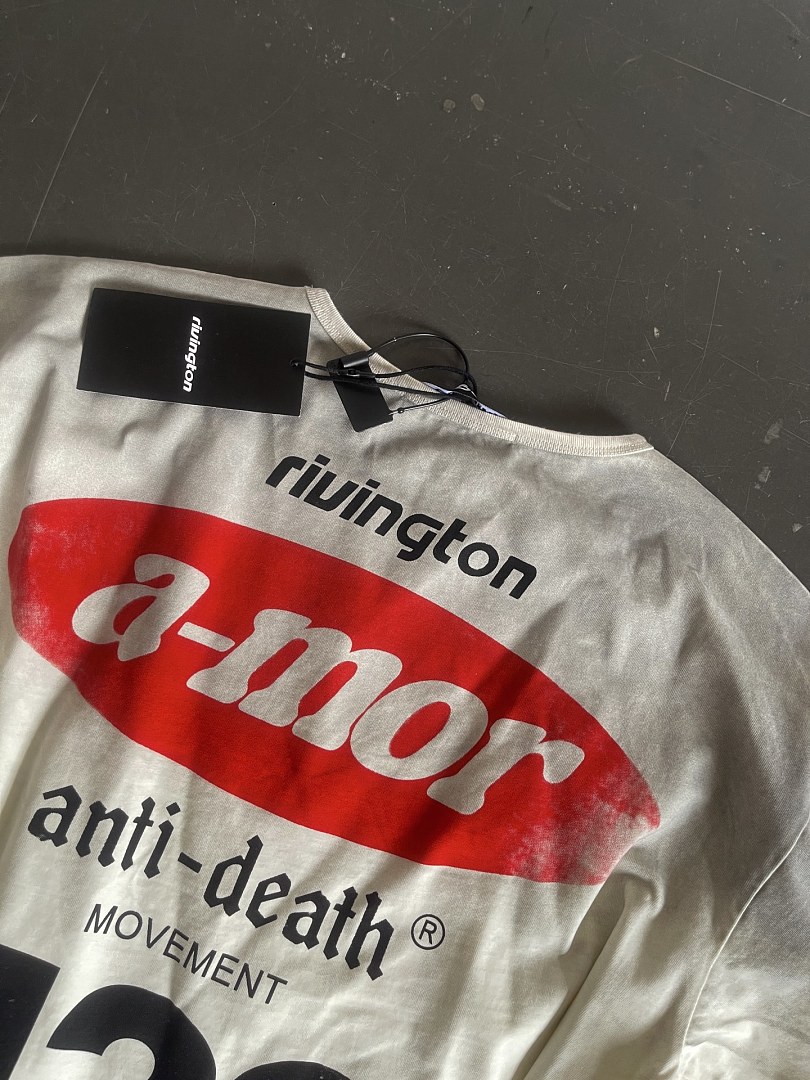 Off-White 148 RIVINGTON Roi Rebis Amor Enemy LS Gradient Long Sleeve T : Off White S M L - Image 8