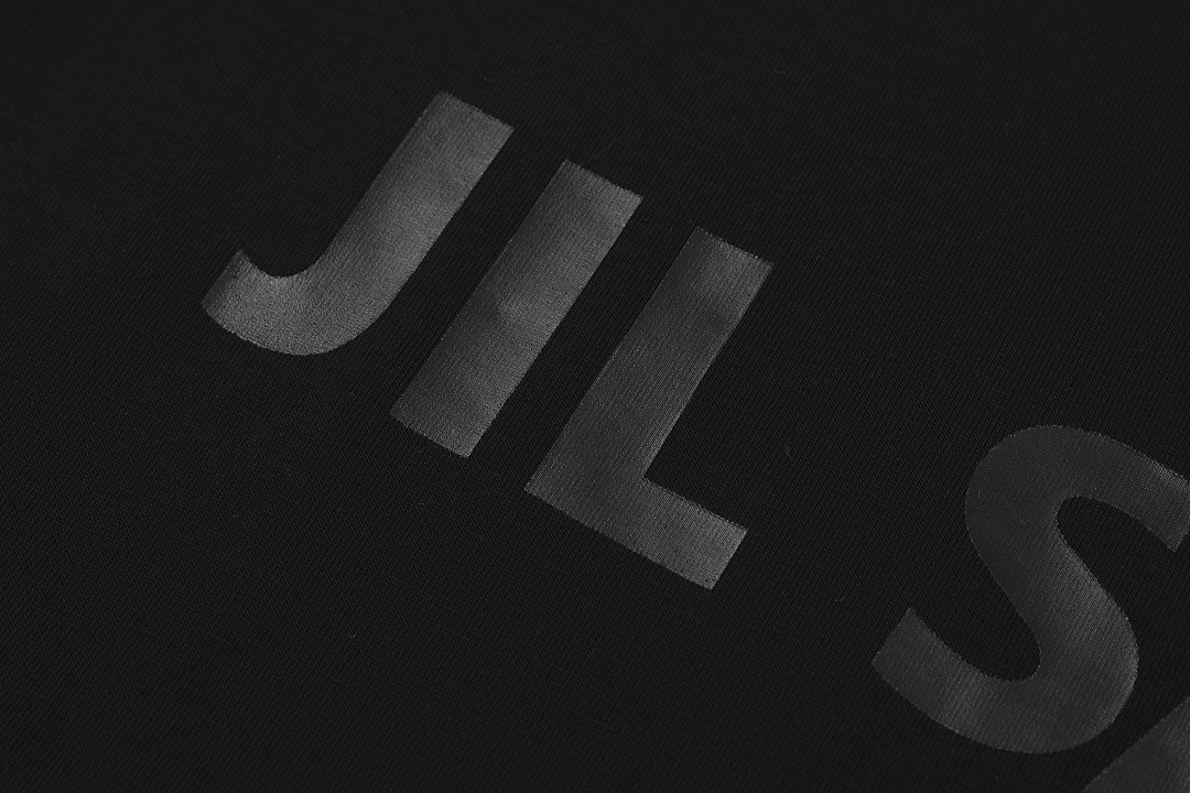 Unbranded 108 JIL SANDER Label Print Logo Short Sleeve T Black White Cream Apricot S-XL J9888# - Image 7