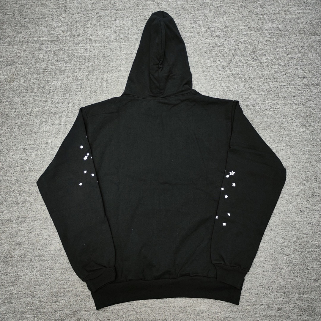 Sp5der SS24 HOODIE Mens Womens Top Black S-XXL - Image 10