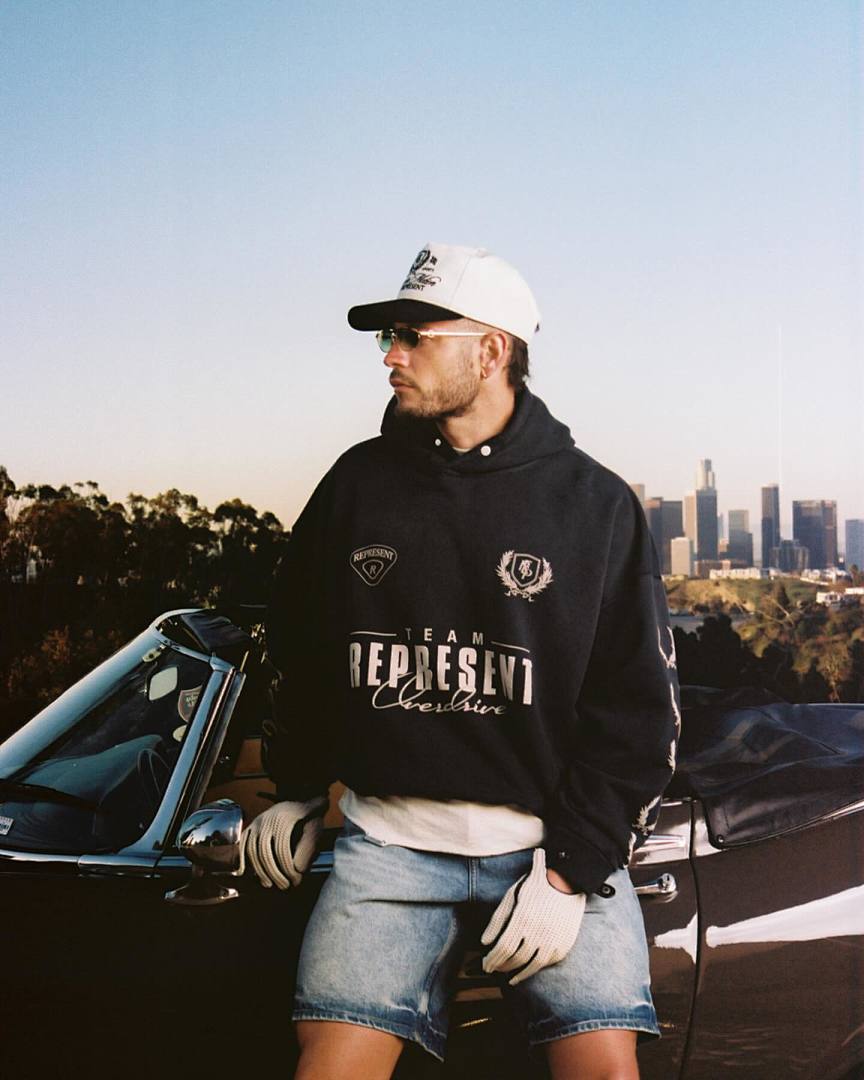 Represent 238 Represent World Championship BOXY Hoodie “ Military ” Print Washed : Black S M L - Image 20