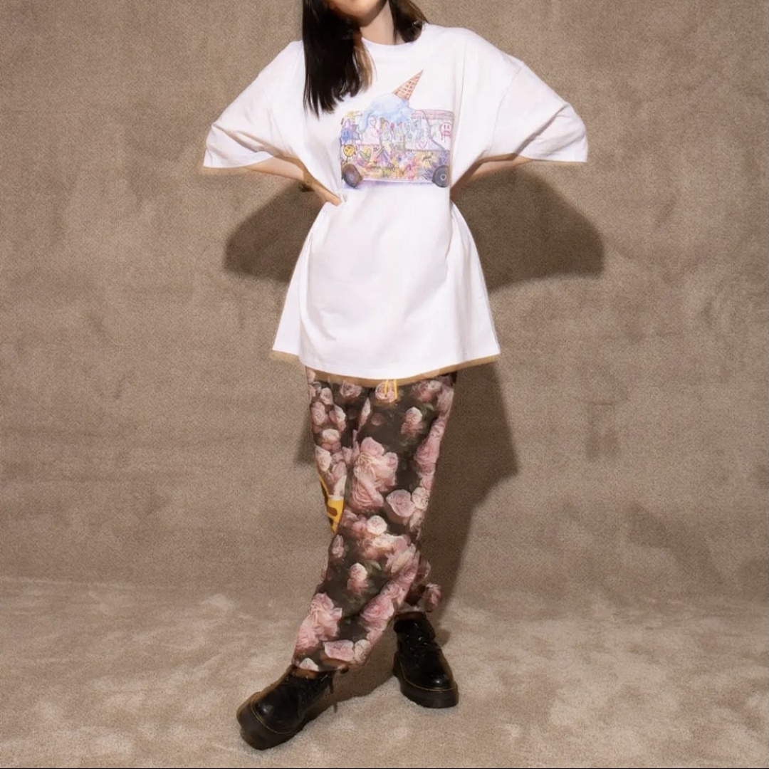 Drew House 108 DREW HOUSE ICE CREAM TRUCK TEE Color Snow Print Collar Short Sleeve T White S M L - Image 6