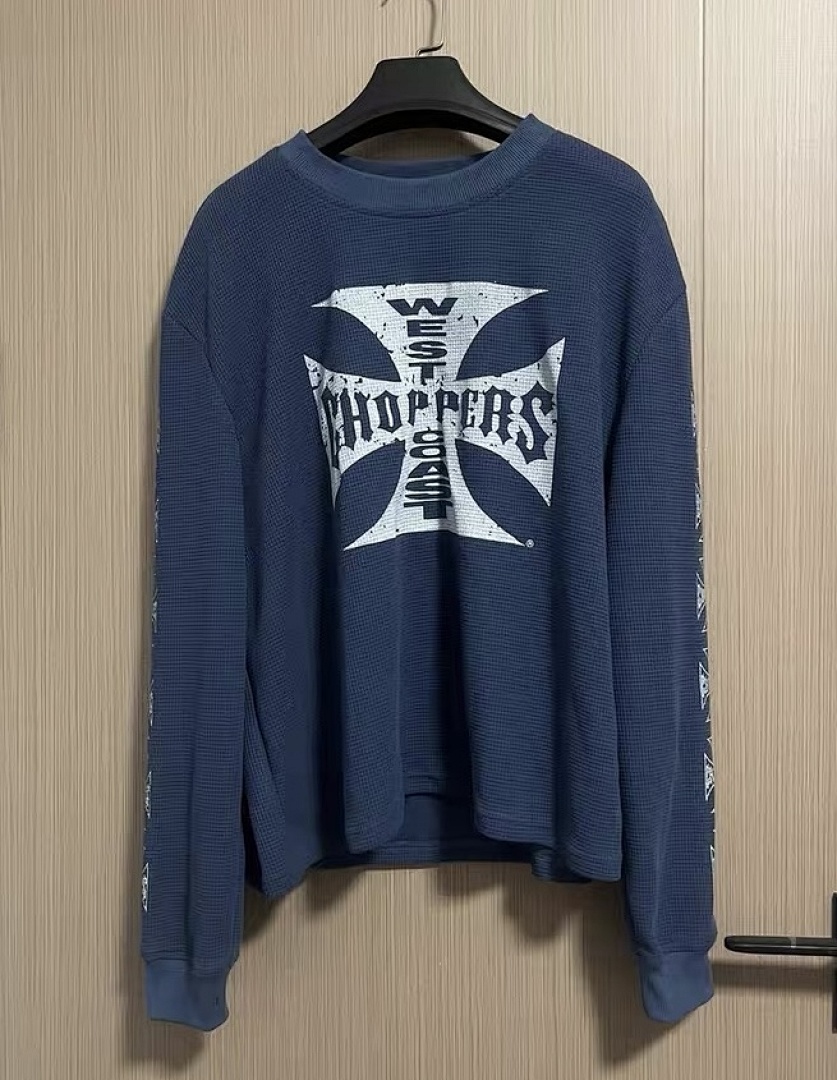 Unbranded 148 West Coast Choppers Vintage Logo Long Sleeve T Blue Grey Black S-XL W2002# - Image 55