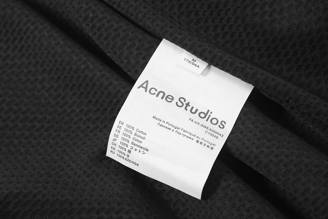 Acne Studios 298 AC Print Wind Grey Black S-XL 3392# - Image 17