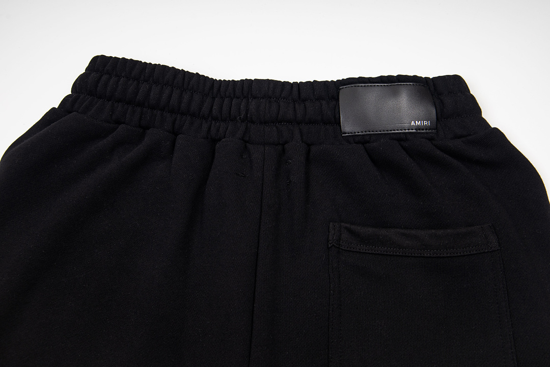 AMIRI 158 Wide Version Model Lace Short Black Grey S M L XL 9943# - Image 9