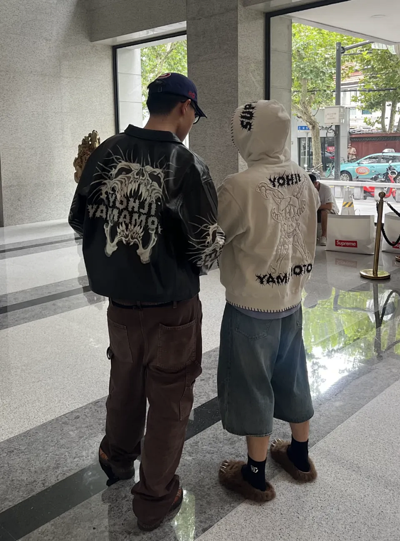 Supreme 498 YS Y'S BY YOHJI YAMAMOTO/ Mountain Collab ZIP UP HOODED / Black Light Apricot S - Image 44