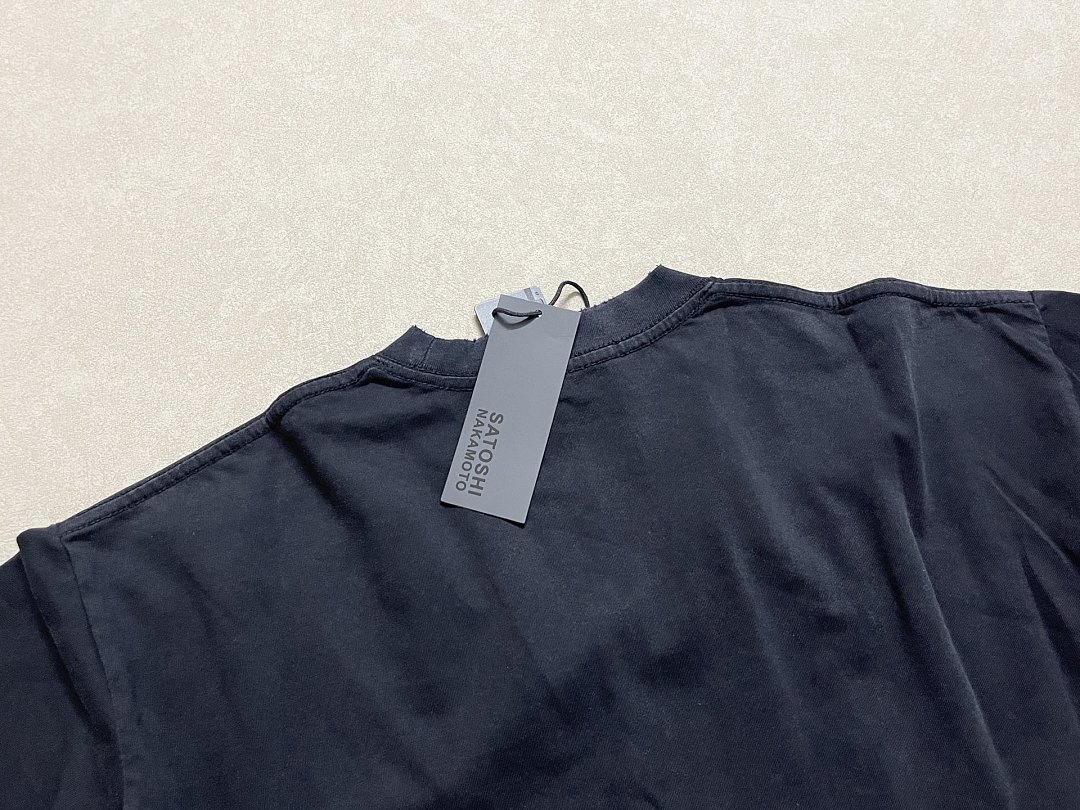 Unbranded 128 Satoshi NAKAMOTO T : Washed Black S M L - Image 9