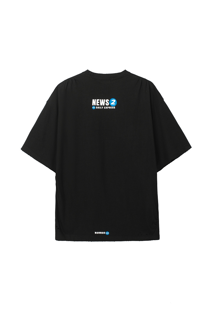 On Running 128 NO Water Print Short Sleeve T Black Grey 1 2 3 8304# - Image 21