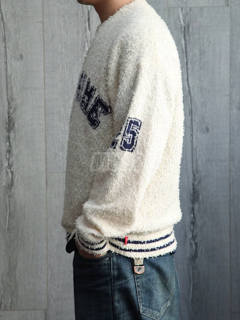 Supreme 368 SS25 TEXTURED ARC SWEATER Fleece Velvet Black Apricot Pink S-XL - Image 53