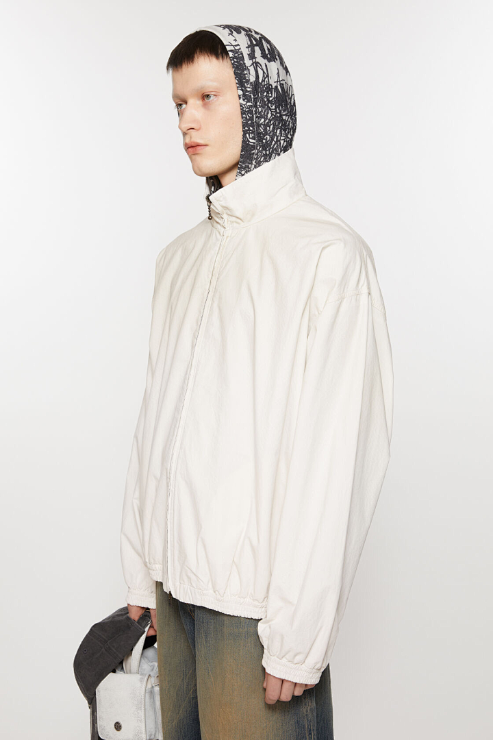 Off-White 288 AC Logo Zipper Jacket Print Wind Black Off White S-XL 3396# - Image 52