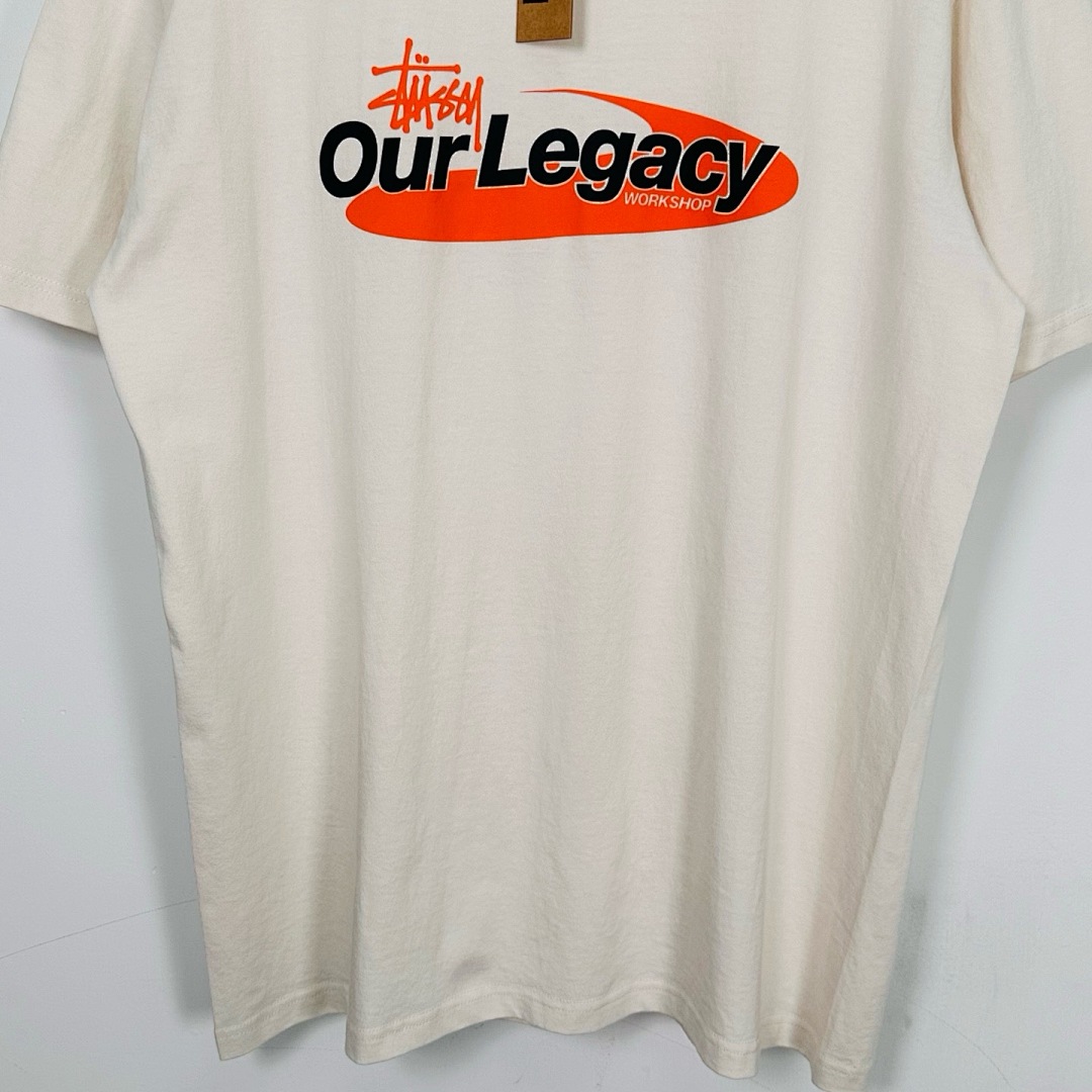 Stussy 128 STU SS25 OUR LEGACY TEE Collab T Print Short Sleeve Black Off White S-XL - Image 18