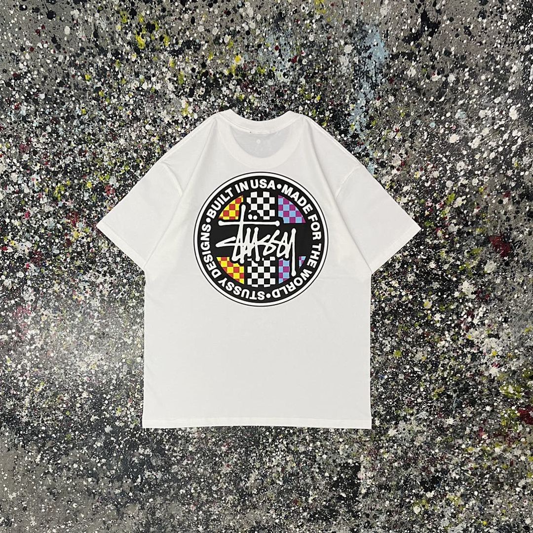Stussy 108 Stu Short Sleeve T : Black White Grey Pink S Ｍ L XL XXL - Image 8