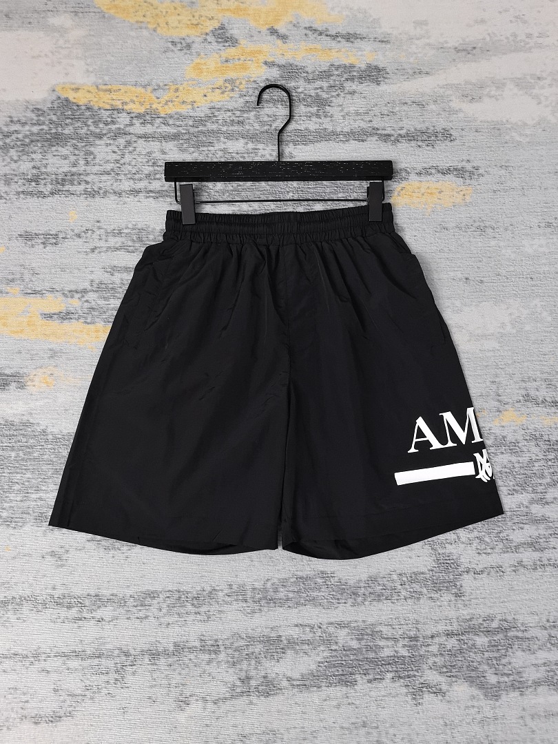 AMIRI 148 Logo Print Short Black S M L XL 9922# - Image 30