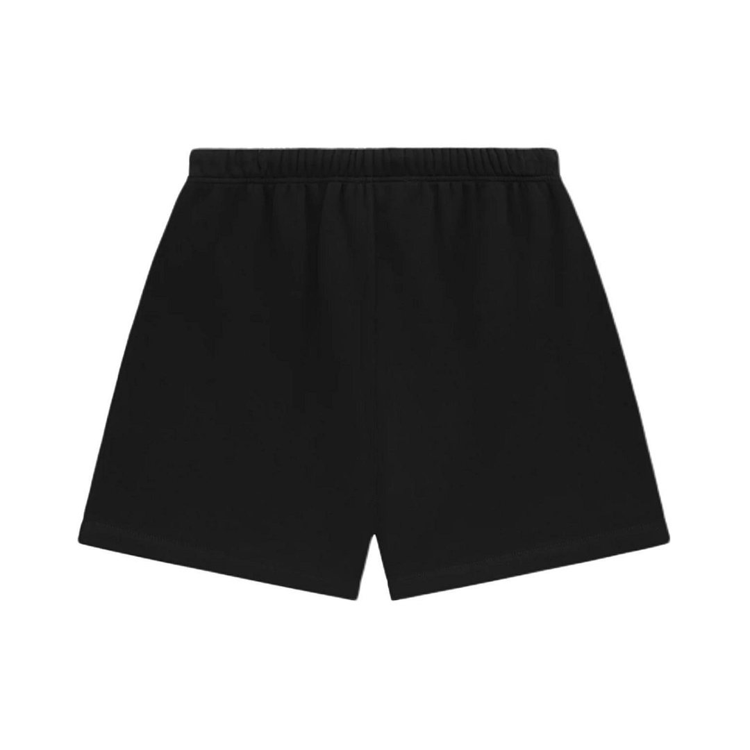 Essentials 178 Essx NBA Collab FW24 Sweatshorts Label Lace Up Short : Light Mist Grey Black :S-XL - Image 3