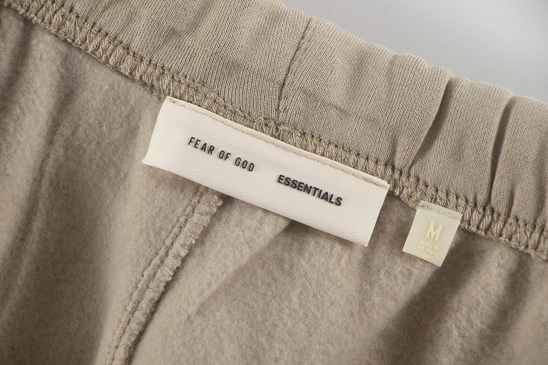 Essentials 148 Ess SS25 Classic Hoodie Label Print Short Silk Silver Gum Black Grey Brown Oatmeal XS-XL - Image 30