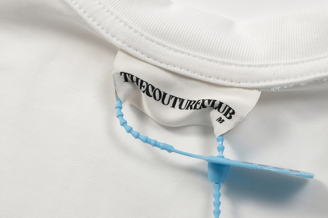 Christian Louboutin 118 THECOUTURECLUB Small Label Logo Short Sleeve T Black White S-XL T2010# - Image 34