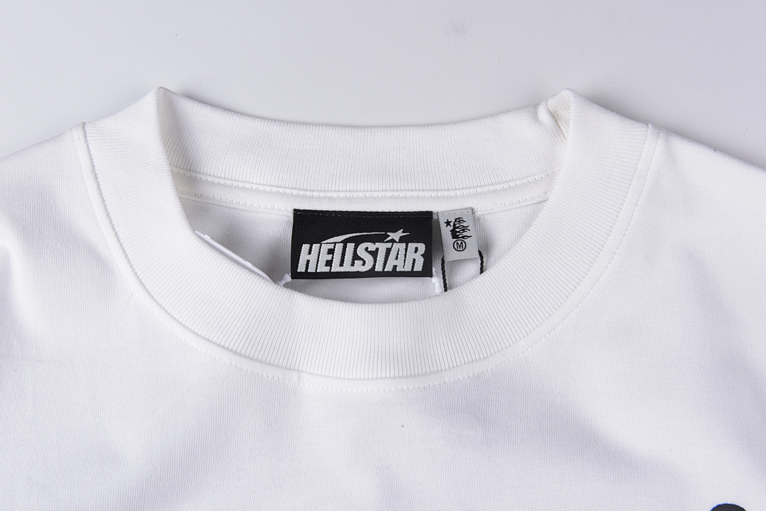 Hellstar 148 Hellstar Studios Yoga Tee Big Logo Ins High Short T White S-XL - Image 4