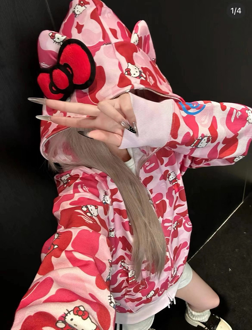 Bape 438 Collab Triple : Black Pink S-XL - Image 44