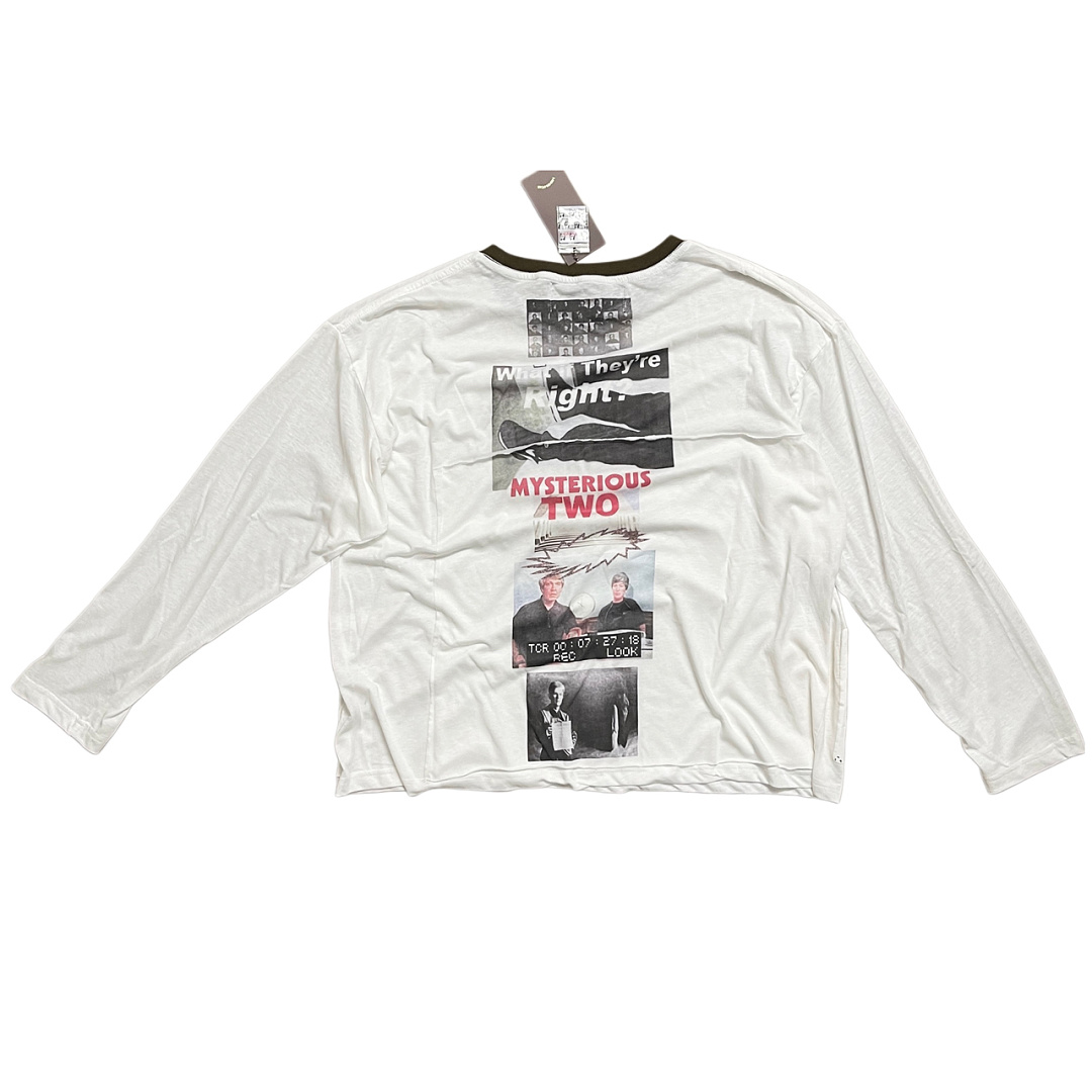Off-White 148 Paly Hollywood Heavens Gate Ringer Long-Sleeve Tee FEZ Long Sleeve T : Off White S M L - Image 4
