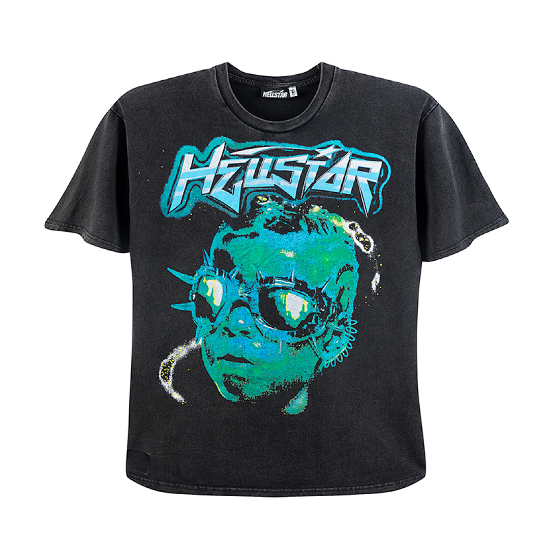Hellstar 138 Hellstar Tee Star Water Short Sleeve T Black S-M-L-XL