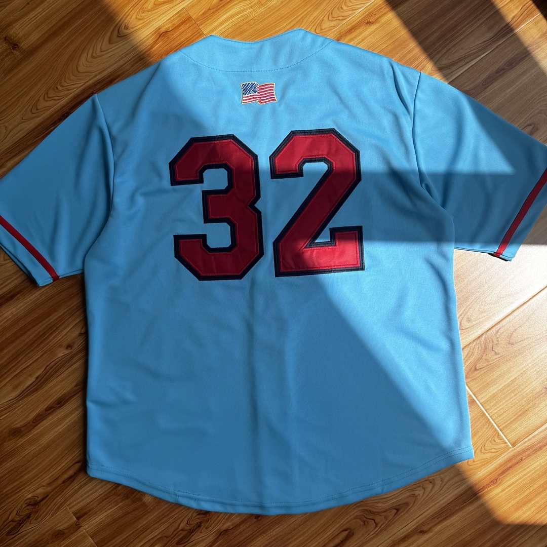 Supreme 268 FW25 WEEK1 Swords Baseball Jersey Label Patch Logo Buckle Short Sleeve : Black, Gold, Blue S-XL - Image 23