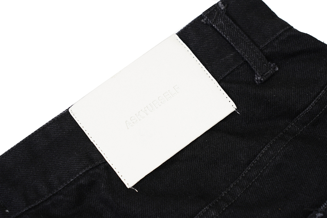 Unbranded 248 ASK ASKYURSELF Black Patchwork S-XL 4085# - Image 12