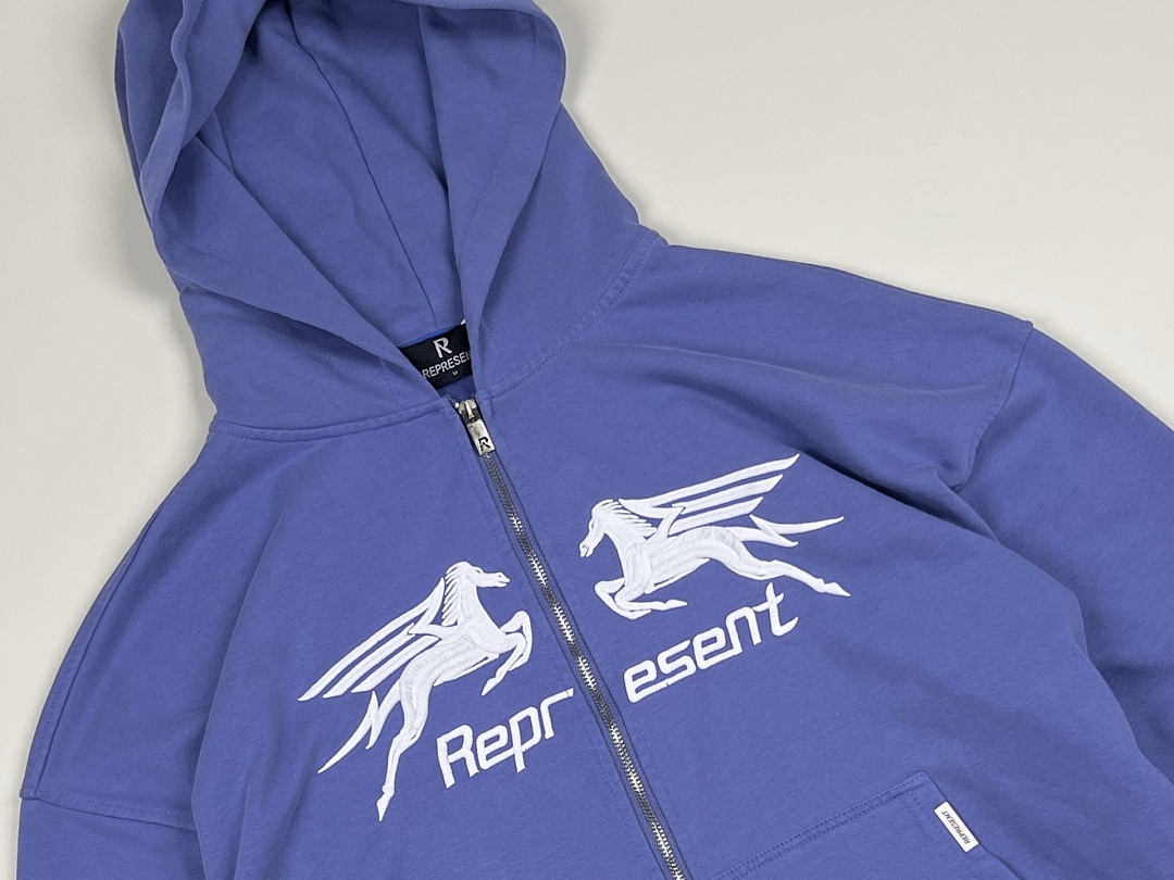 Represent 268 Represent Washed : S M L XL Mist (Blue) - Image 8