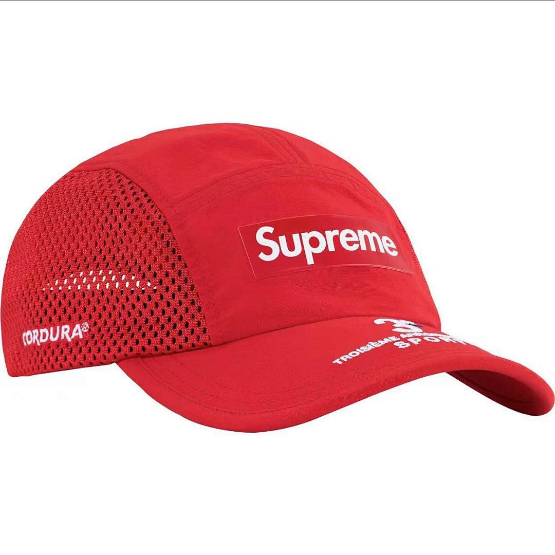 Supreme 128 Sup 24Ss Mesh Side Panel Camp (Black White Red) - Image 3