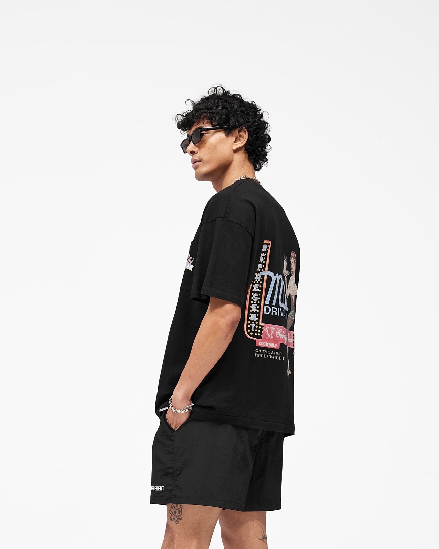 Represent 148 REPRESENT High Mens Womens Wide Washed Short Sleeve : S M L XL (White) - Image 25