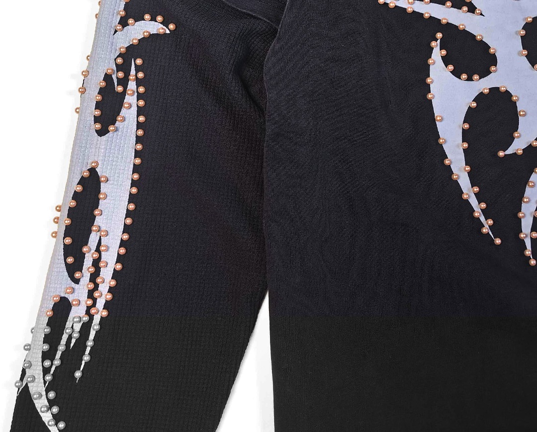Chanel 218 Chew Forever Bead Long Sleeve : Water Black :S M L - Image 8