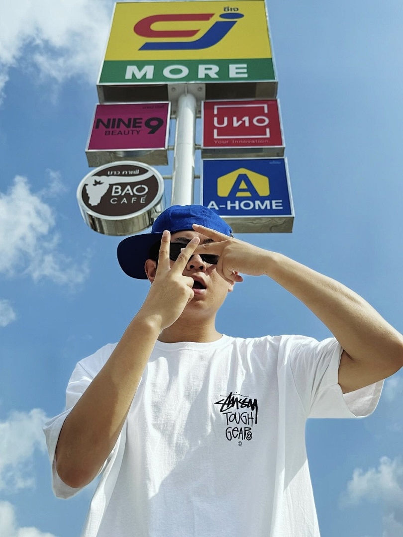 Stussy 108 STUSSY SS24 TOUGH GEAR TEE Print Short Sleeve Black White S-XL - Image 23