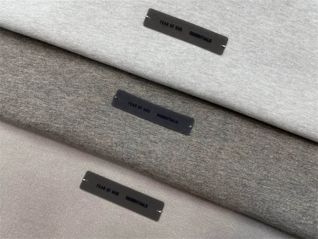 Essentials 228 Ess SS25 Classic Hoodie Label Print XS-XL (Black Oatmeal Grey Brown) - Image 19