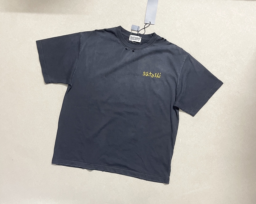 Unbranded 128 Satoshi Nakamoto Chain Stitch Tee Short Sleeve T : Black Coffee S M L - Image 9
