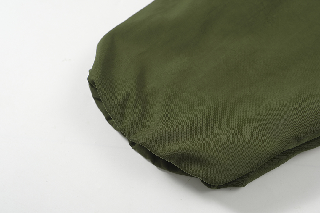 Essentials 298 ESS 24FW Stand Collar Canvas Wind Black Green S-XL 6253# - Image 33