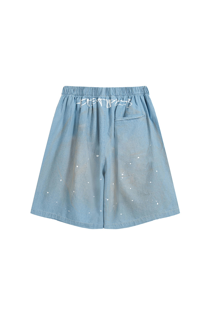 Acne Studios 188 AC Wind Print Short Blue S-XL 7620# - Image 3