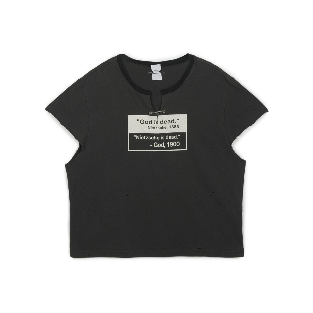 Unbranded 118 Protocol Index Short Collar T : 1 2 3 (Washed White) - Image 13