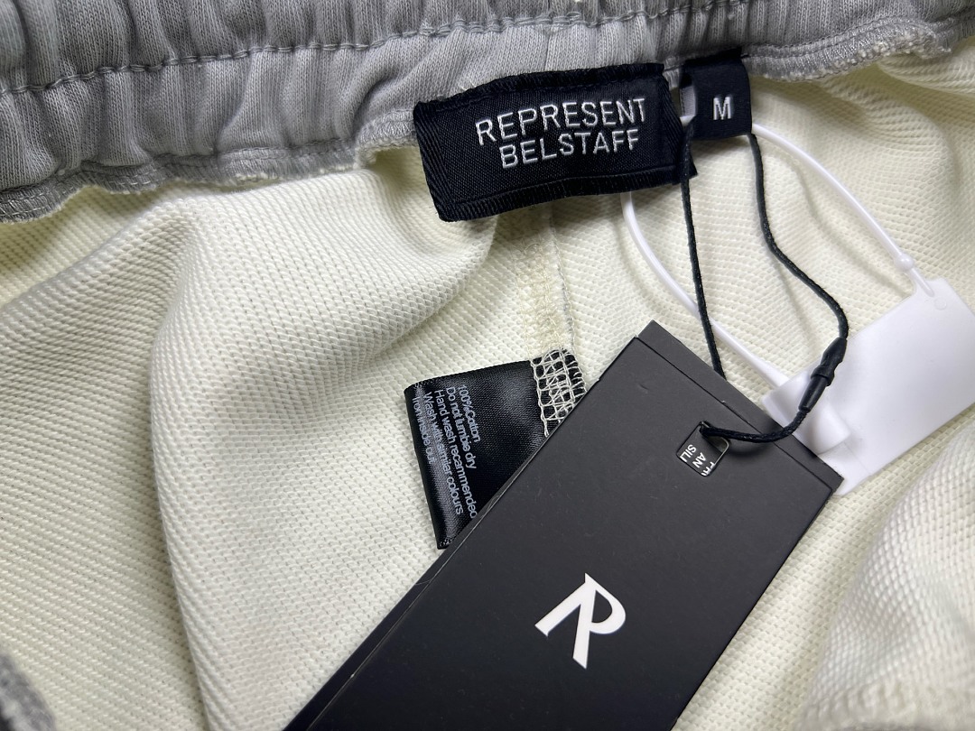 Represent 178 Represent × Belstaff Collab Short : S M L XL Cream Apricot - Image 8