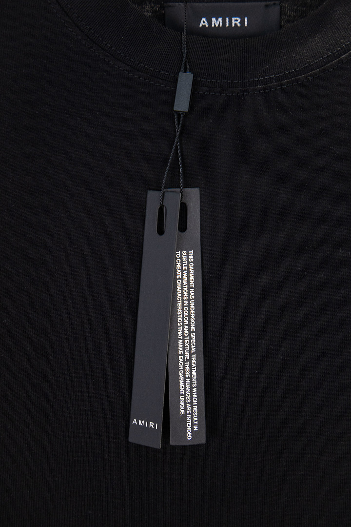AMIRI 138 Wide Version Model Long Sleeve T Black White S M L XL 603# - Image 44