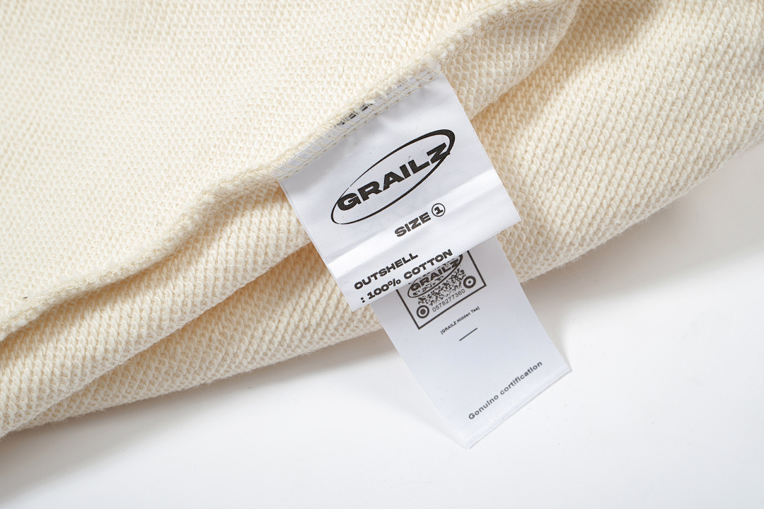 Unbranded 228 GRAILZ Logo Label Embroidered Black Apricot Grey 1 2 3 G1904# - Image 27