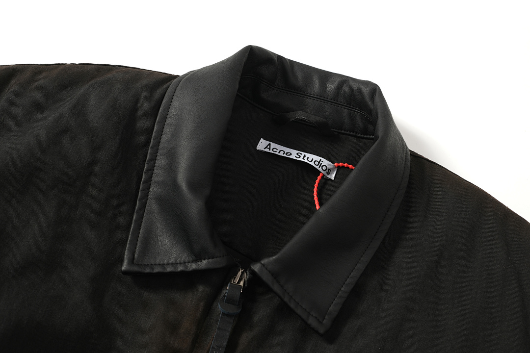 Acne Studios 398 AC Collar Cotton Black Grey S-XL 9002# - Image 5