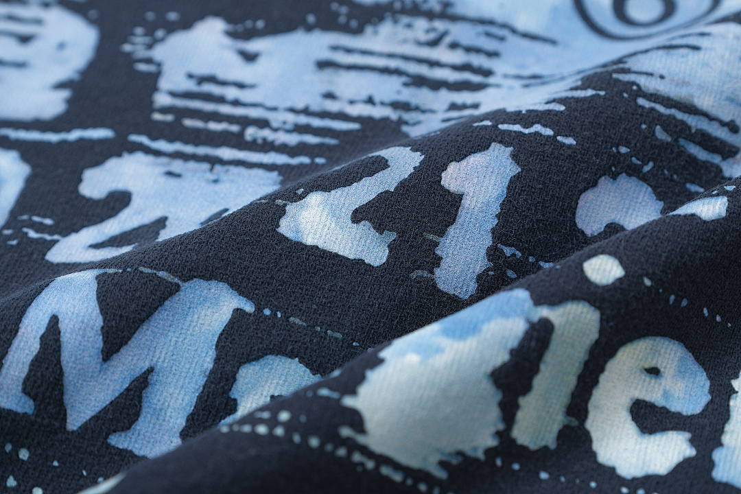 On Running 118 Maison Margiela MM6 LOGO Print Short Sleeve T Grey Blue Black 46 48 50 52 3417# - Image 12
