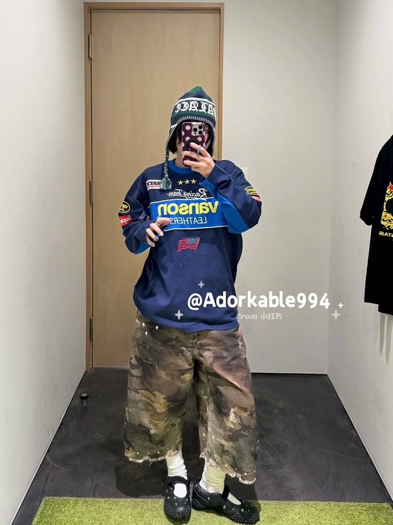 Supreme 328 Collab SS26 L/S Top Patchwork Embroidered Logg Long Sleeve T Mens Womens : Black Beige Pink S M L - Image 69