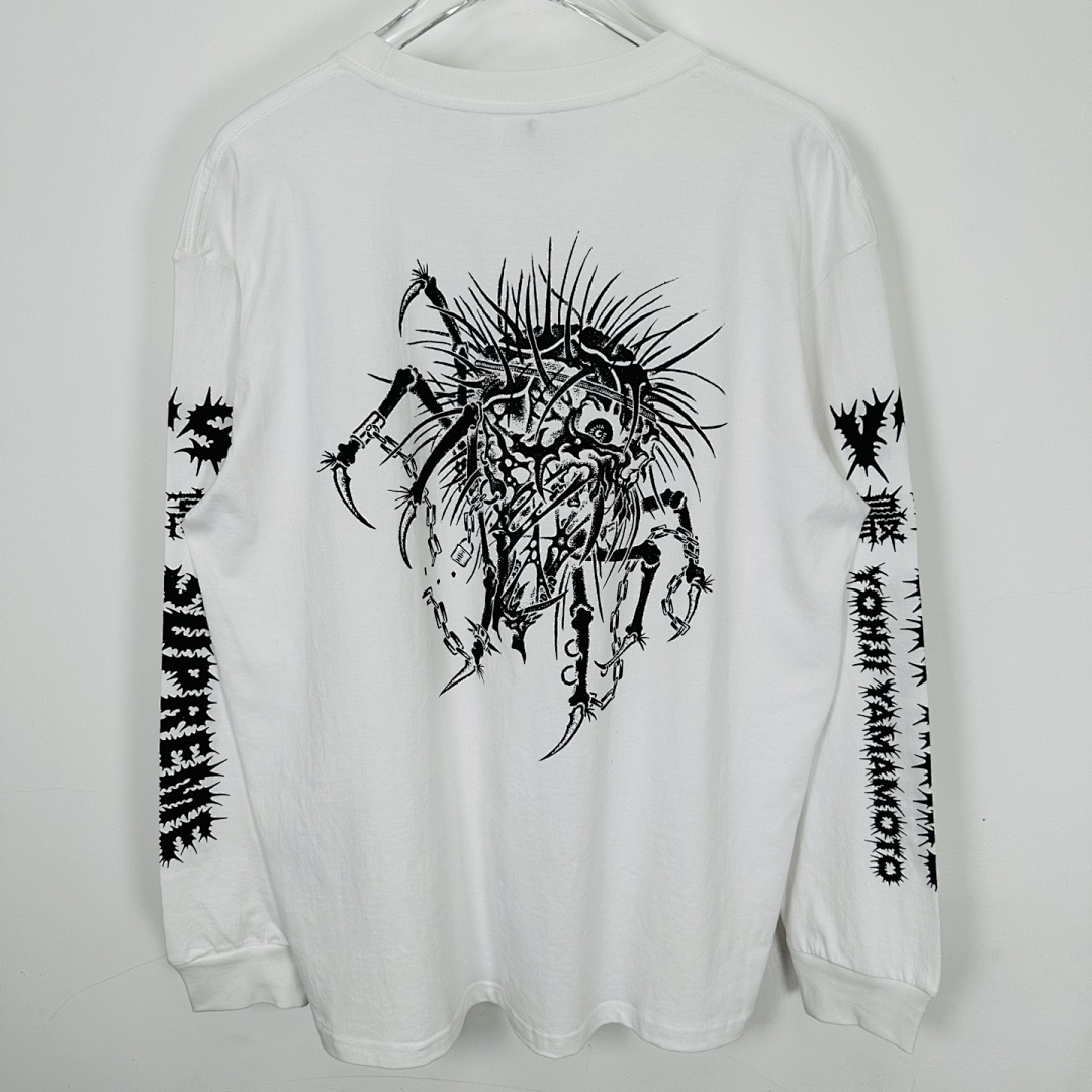 Supreme 178 Y'S Long Sleeve T Mountain Collab L/S TEE Double Print Black White S - Image 22