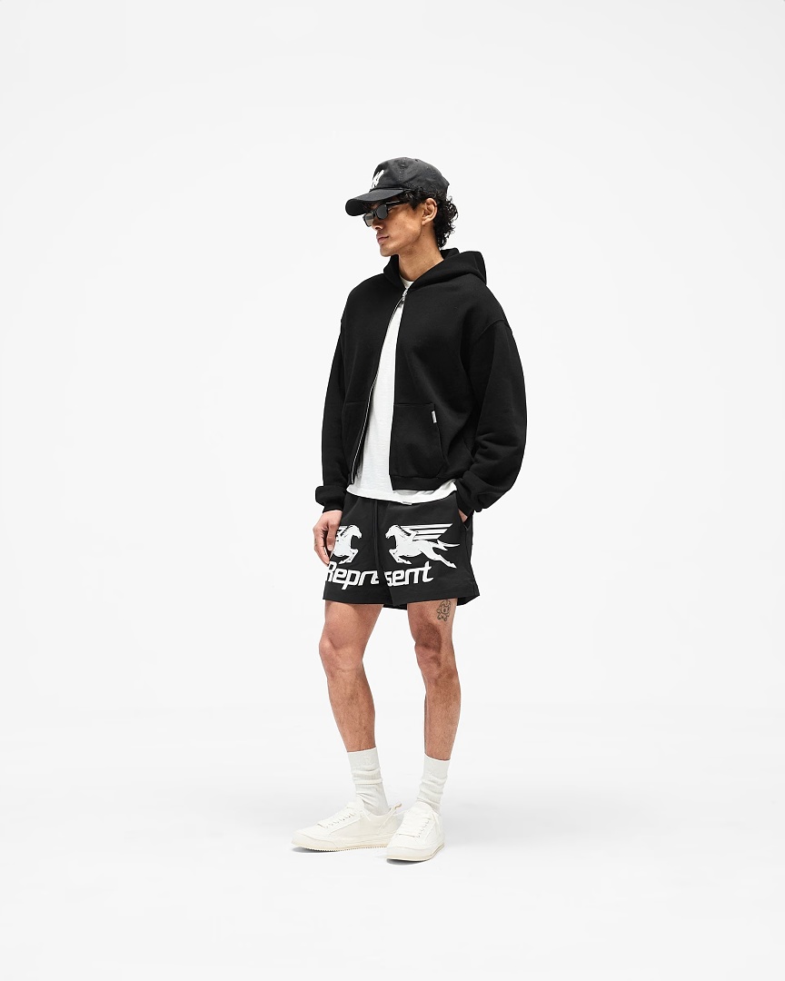 Represent 148 REP Print Short : Black S M L - Image 12