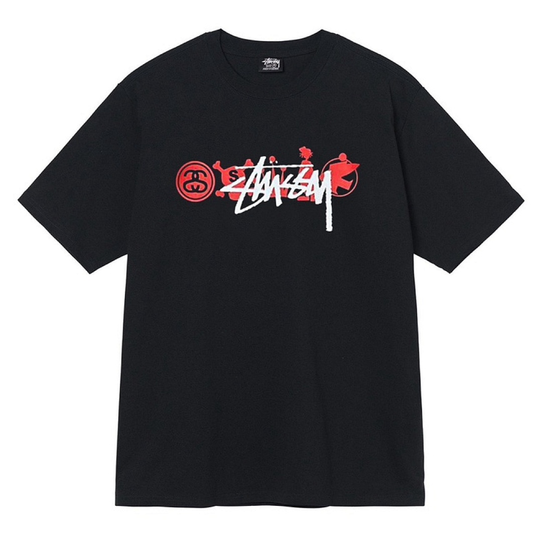 Stussy 108 Stu Short Sleeve T : Black White S Ｍ L XL XXL - Image 8