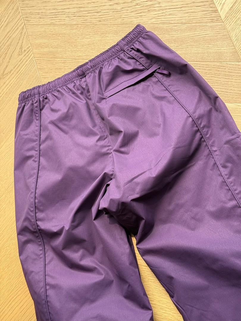 Balenciaga 368 SS26 WEEK1 Cotton Ripstop Track Pant Wide Black Camo Purple Off White S~XL - Image 19