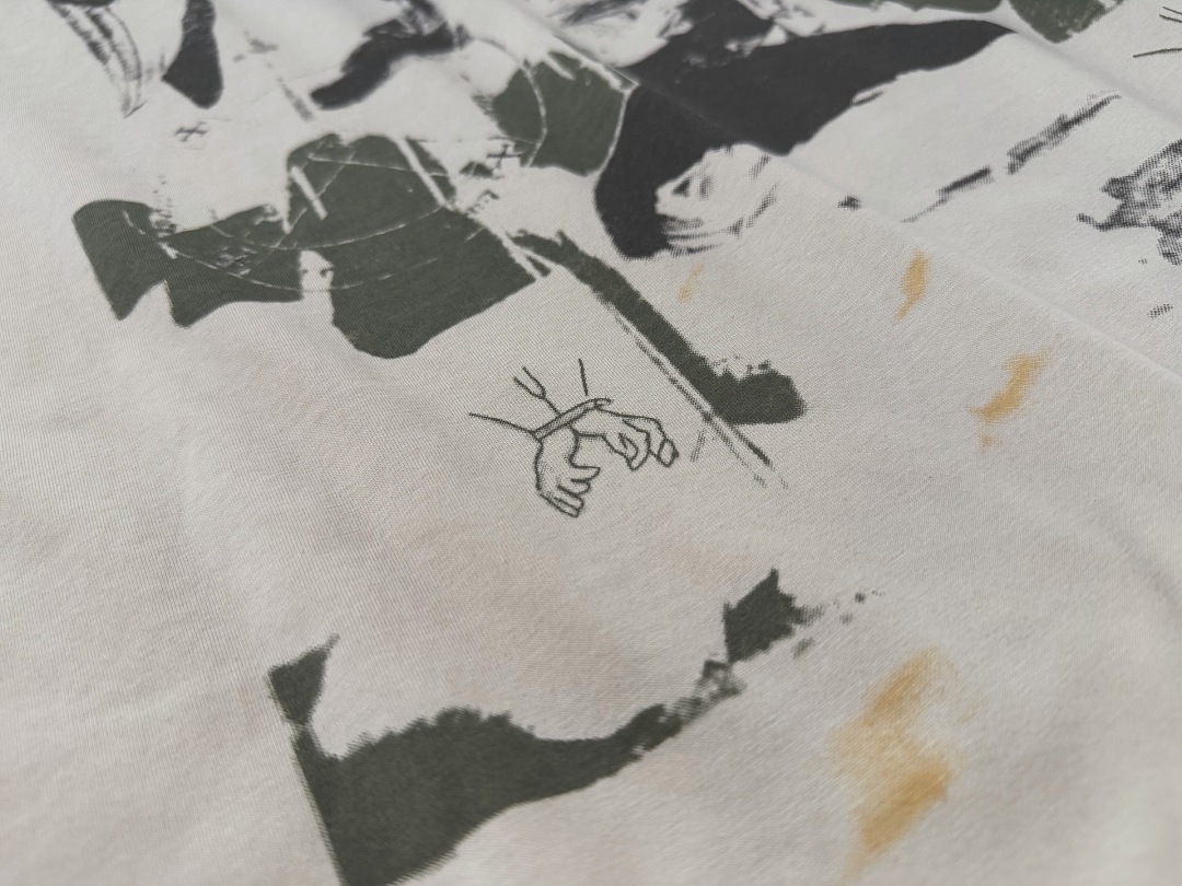 Enfants Riches Deprimes 118 Enfants Riches Deprimes Womens Print Short Sleeve : S M L XL Apricot - Image 11