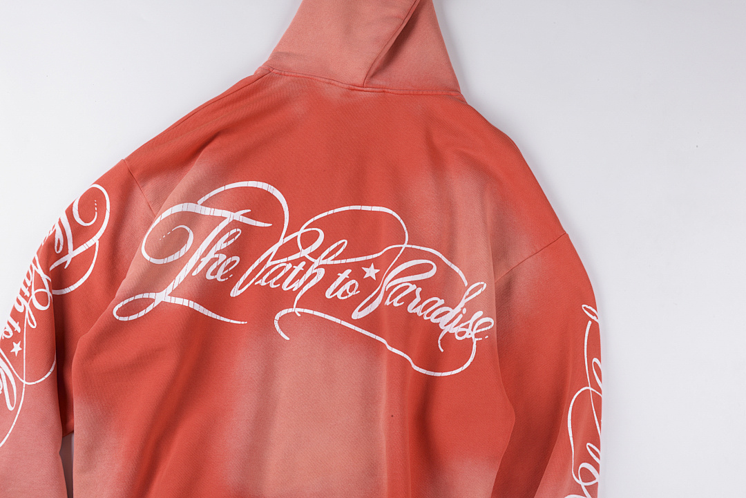 Hellstar 318 Hellstar Studios Path To Paradise Zip Up Hoodie Water Red S-XL - Image 4