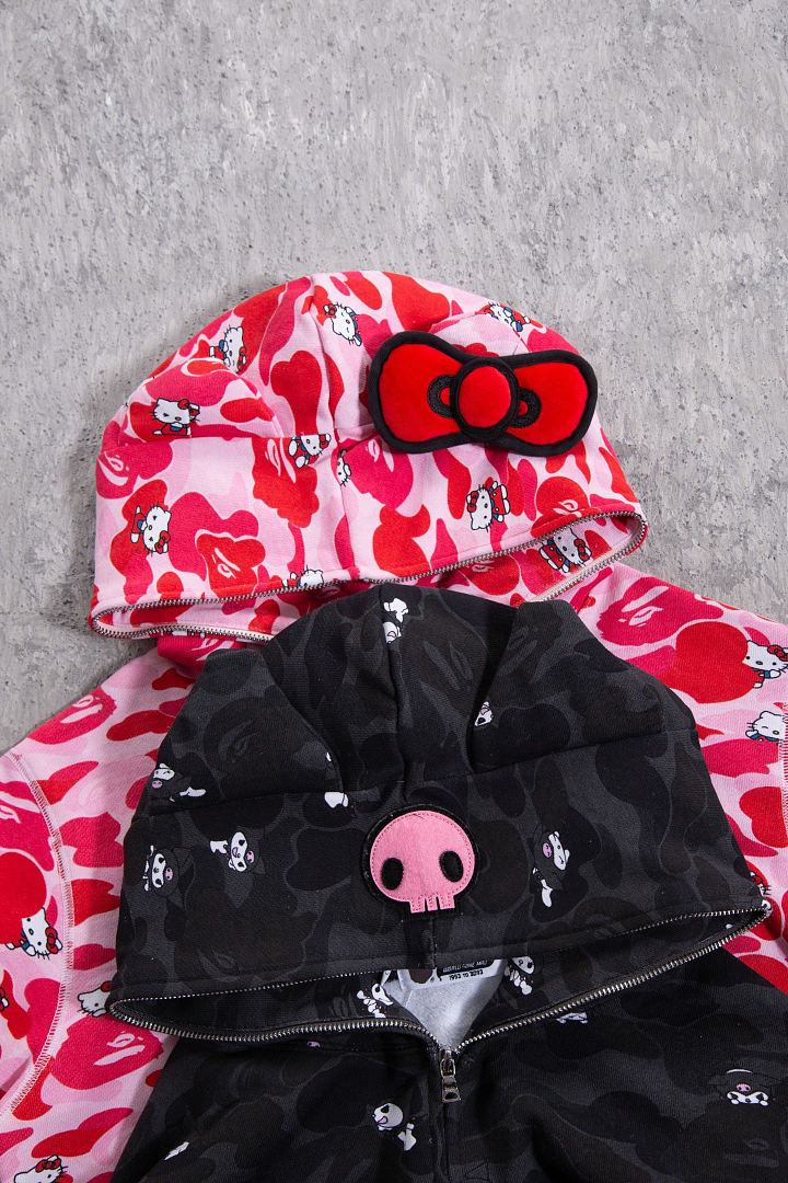 Bape 438 Collab Triple : Black Pink S-XL - Image 33
