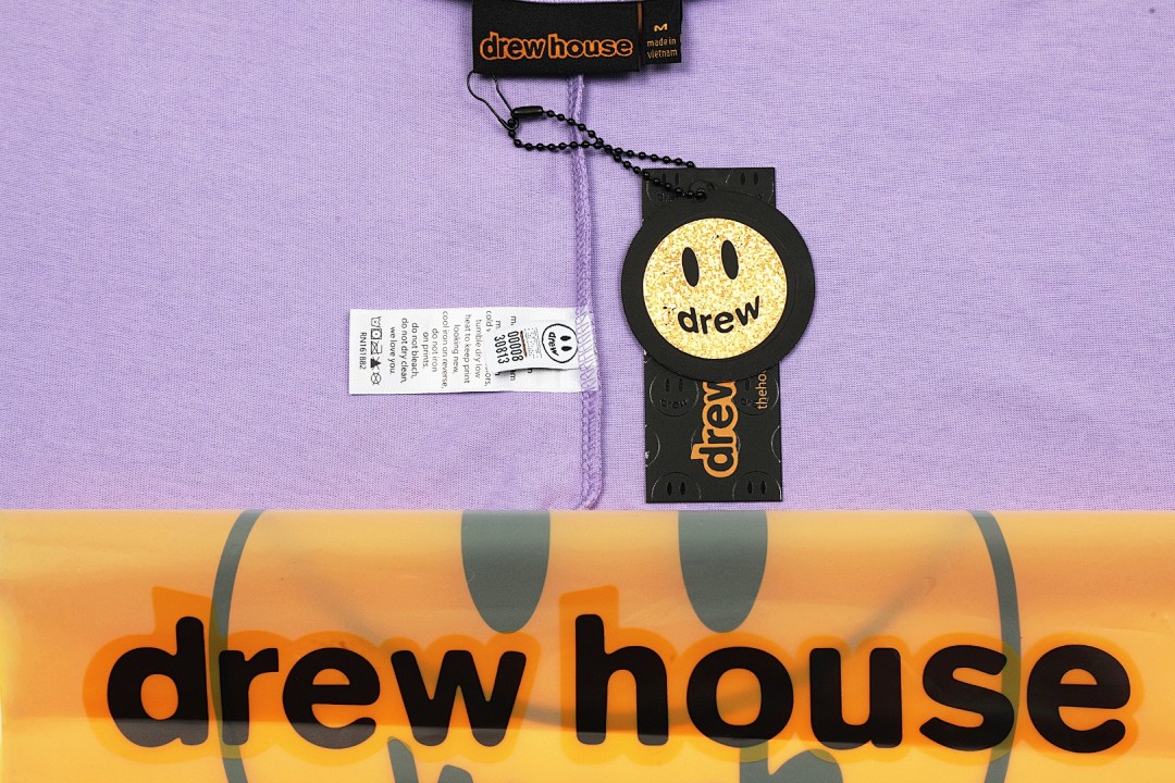 Drew House 118 Drew House Short Sleeve T Purple : S-XL DR07# - Image 7
