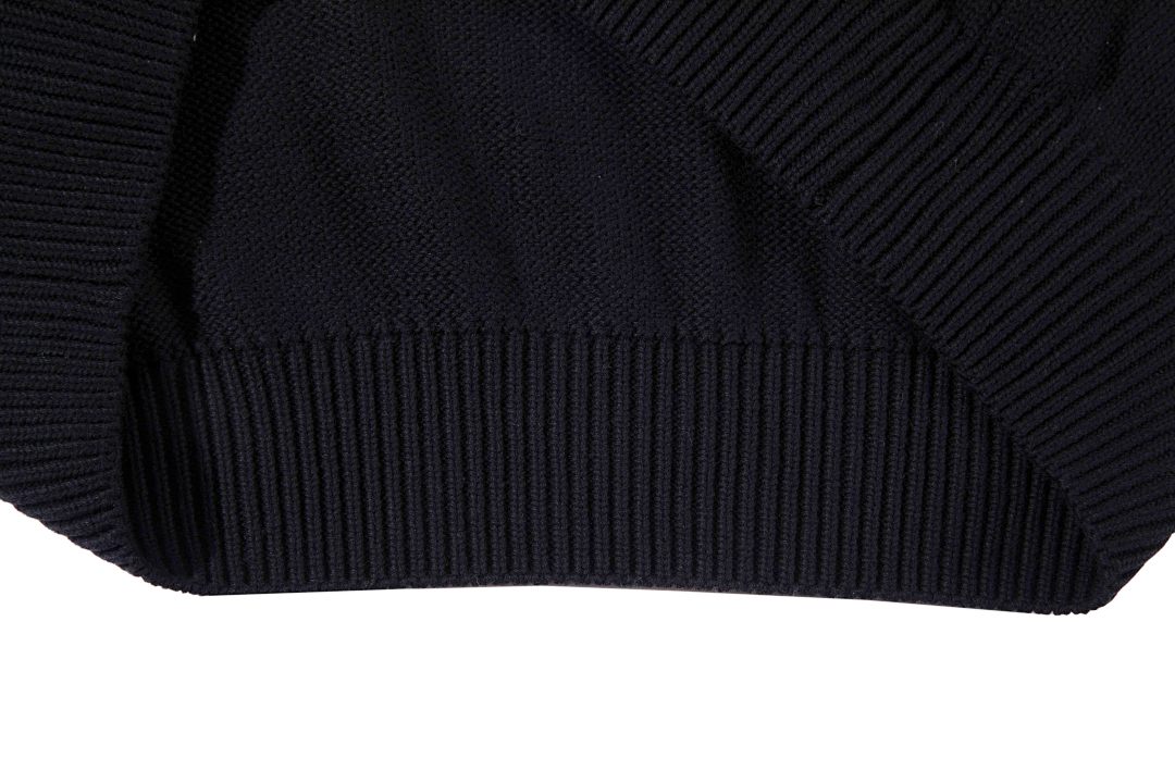 Stussy 228 Stu S Logo Knitted Sweater Ki Kiko Wind Collar Fleece : Black Off White Red Ink Green M L XL Y0796# - Image 12